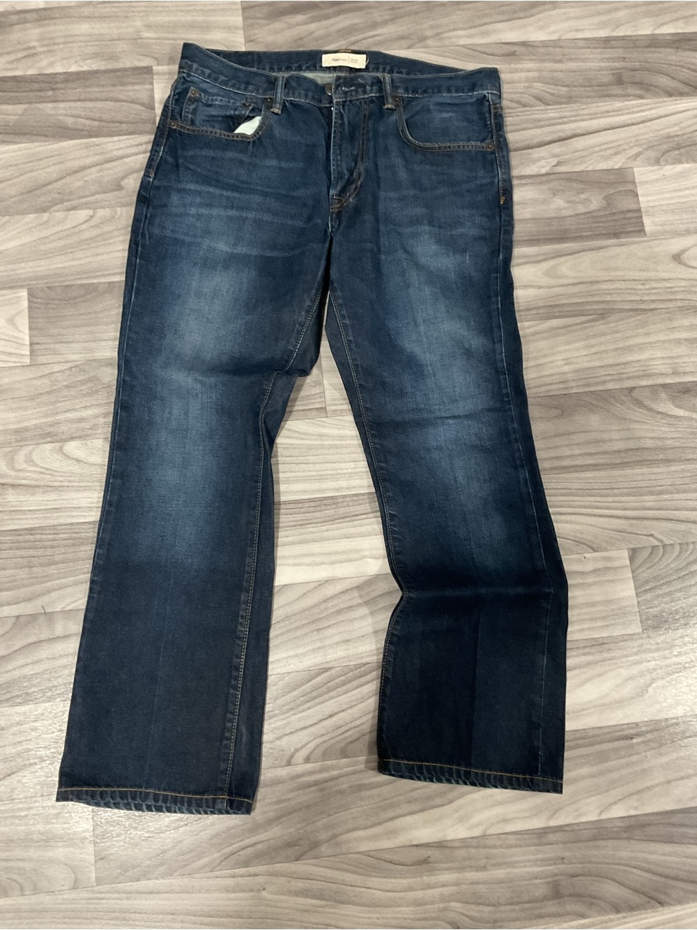 GAP Men's Dark Blue Bootcut Jeans